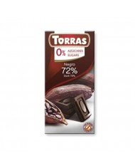 XOCOLATA 72% CACAO S/A DE 75 GRMS. TORRAS