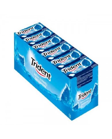 CHICLE MENTA GRAGEA TRIDENT