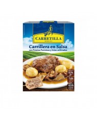 CARRILLERAS EN SALSA CON PATATAS CARRETILLA