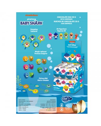 HUEVOS CHOCOLATE BABY SHARK