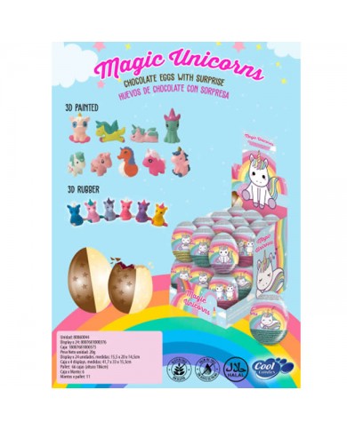 HUEVOS CHOCOLATE UNICORNIO