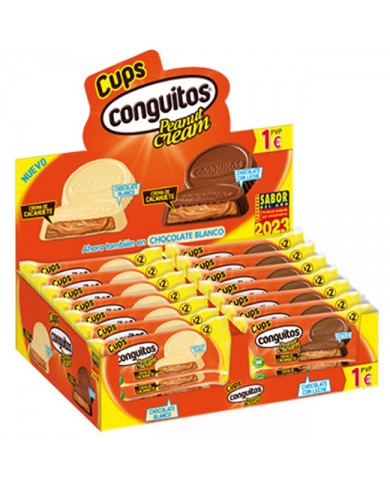 EXPOSITOR CUPS CONGUITOS BLANCO-LECHE