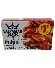 CABEZAS DE PULPO EN SALSA AMERICANA SALVAMAR