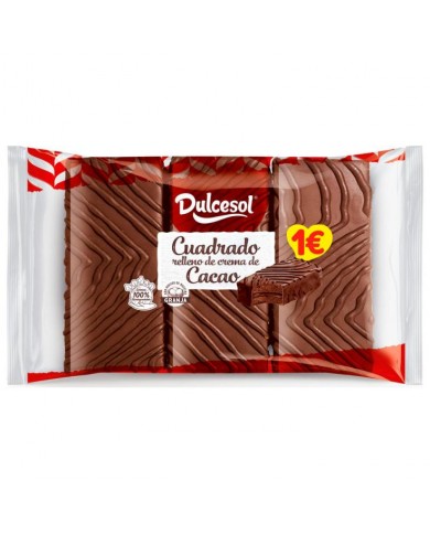CUADRADO CACAO MIXTO 1€ DULCESOL