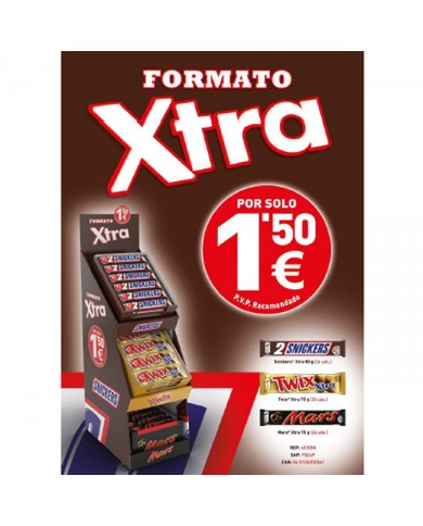 LOTE DISPLAY XTRA KING BARRAS