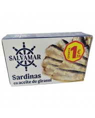 SARDINAS EN ACEITE DE GIRASOL SALVAMAR