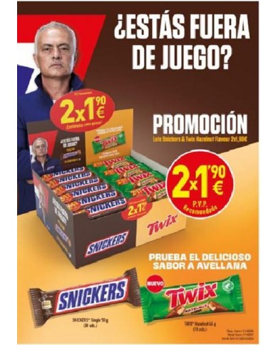 LOTE SNICKERS + TWIX