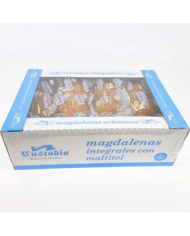 MAGDALENAS INTEGRALES CON MALTITOL CUSTODIO