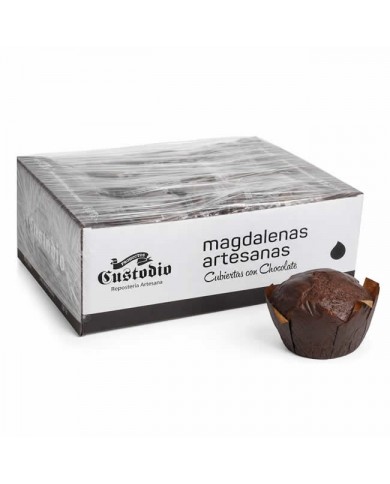 MAGDALENAS BAÑADAS DE CHOCOLATE CUSTODIO