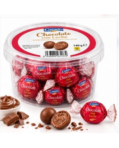 BOMBONES CHOCOLATE CON LECHE CASADO